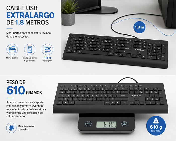 Peso y cable 700 Peso y cable 700